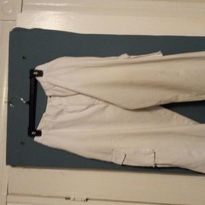 MEN'S BLAC LACQUER WHITE JEANS